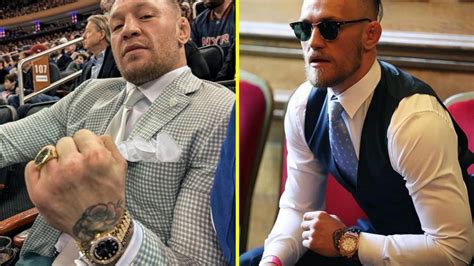 Conor McGregor wore fake watches to press conferences until 